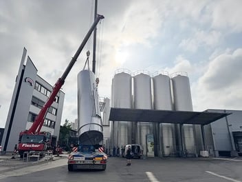 Aufstellung Zweikammertank