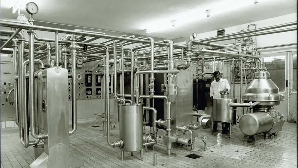 Die alte Produktion der Hohenloher Molkerei