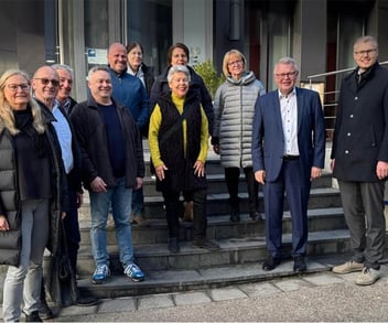 Gruppenbild mit Oberbürgermeister Bullinger
