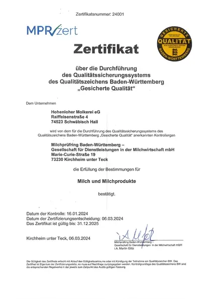 Vorschau-Qualitätszeichen