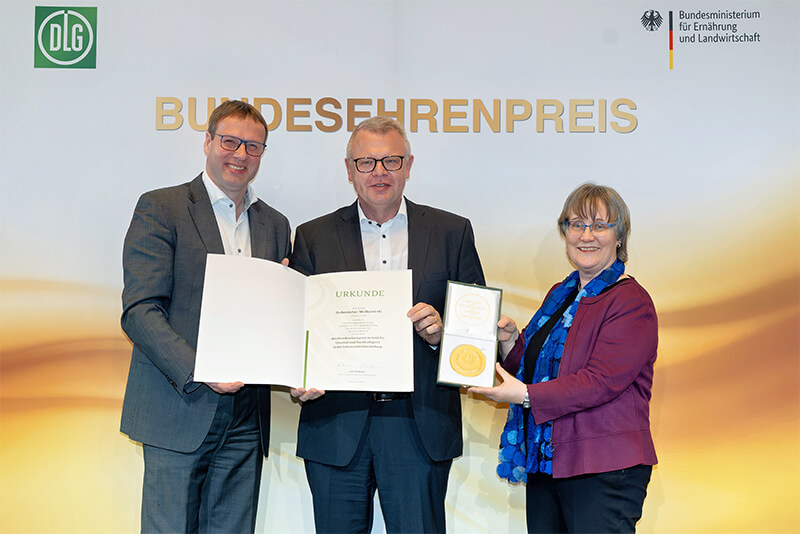 Bundesehrenpreis in Gold für Hohenloher Molkerei